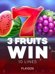 3 Fruits Win: 10 lines