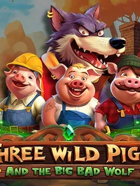 Three Wild Pigs and The Big Bad Wolf